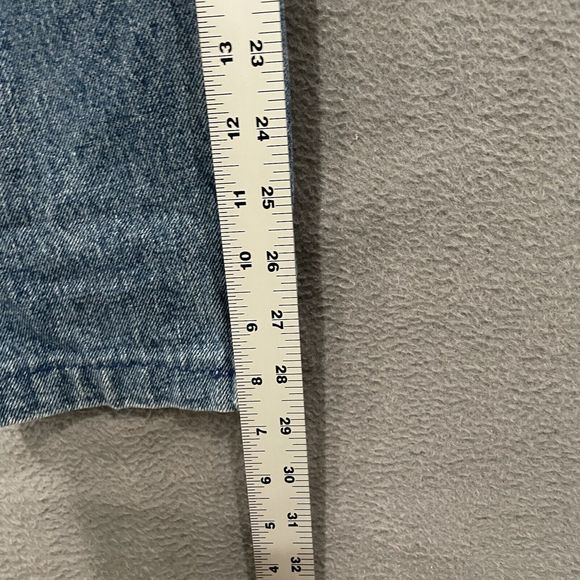 Vintage Levis Jeans Mens 33x32 (Fits 32x29) Blue 512 Slim Tapered Leg 90s USA - Picture 9 of 10